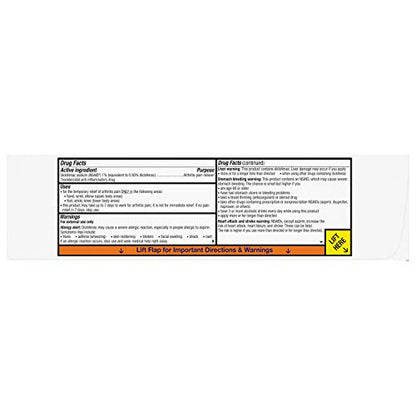 Voltaren Arthritis Pain Gel for Powerful Topical Arthritis Pain Relief with Diclofenac - NEW Easy Open Cap - 100 g Tube And 20 g Travel Size Tube VoltarenBuy Supplements Australia