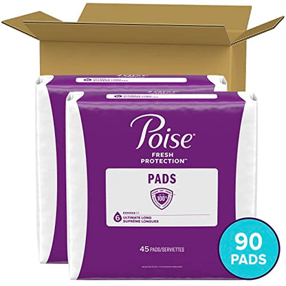 Poise Incontinence Pads & Postpartum Incontinence Pads, 6 Drop Ultimate PoiseBuy Supplements Australia