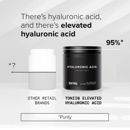 Ultra High Purity Hyaluronic Acid Capsules - 95%+ Highly Purified and Highly Bioavailable ToniiqBuy Supplements Australia