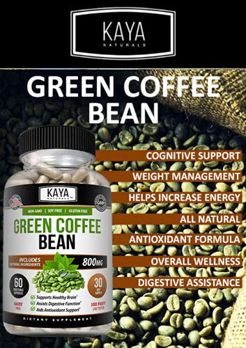 Kaya Naturals Green Coffee Bean 60ct - Weight Management Kaya NaturalsBuy Supplements Australia