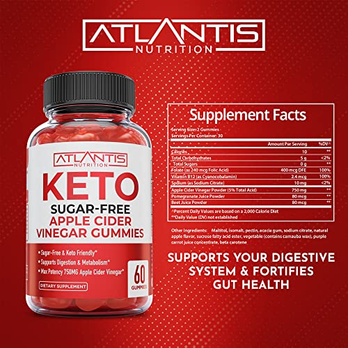 Sugar-Free Keto ACV Gummies for Weight Loss - Apple Cider Vinegar Keto ACV Gummies Atlantis NutritionBuy Supplements Australia