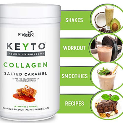 Keto Collagen Protein Powder with MCT Oil – Keto and Paleo Friendly Pure Grass Fed Preferred ElementsBuy Supplements Australia
