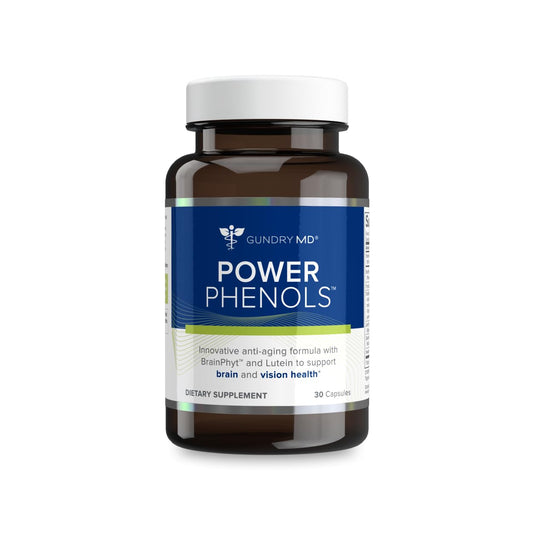 Gundry MD Power Phenols Brain Health Supplement for Cognition, Focus, Motivation, Productivity, and Energy - (30 Servings)
