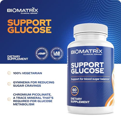 BioMatrix Blood Sugar Support Supplement w/Cinnamon, Gymnema, Lipoic Acid, Vanadyl BioMatrixBuy Supplements Australia