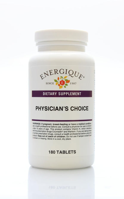 Energique Physician's Choice multivitamin Providing Optimal doses of Essential Vitamins and Minerals. EnergiqueBuy Supplements Australia