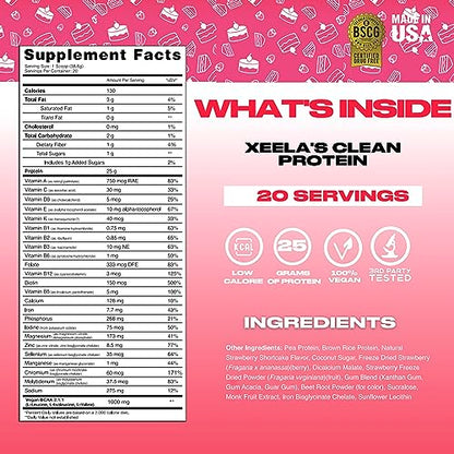 XEELA Plant Based Vegan Protein Powder - Independently Tested - 25g High Protein XEELABuy Supplements Australia