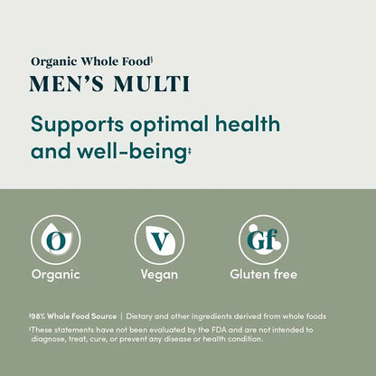 Amazon Elements Organic Whole Food Men's Multi, 60 tablets Amazon ElementsBuy Supplements Australia