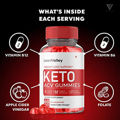 (2 Pack) Lean Valley Keto ACV Gummies Advanced Weight Loss Formula - Lean Valley FyvusBuy Supplements Australia