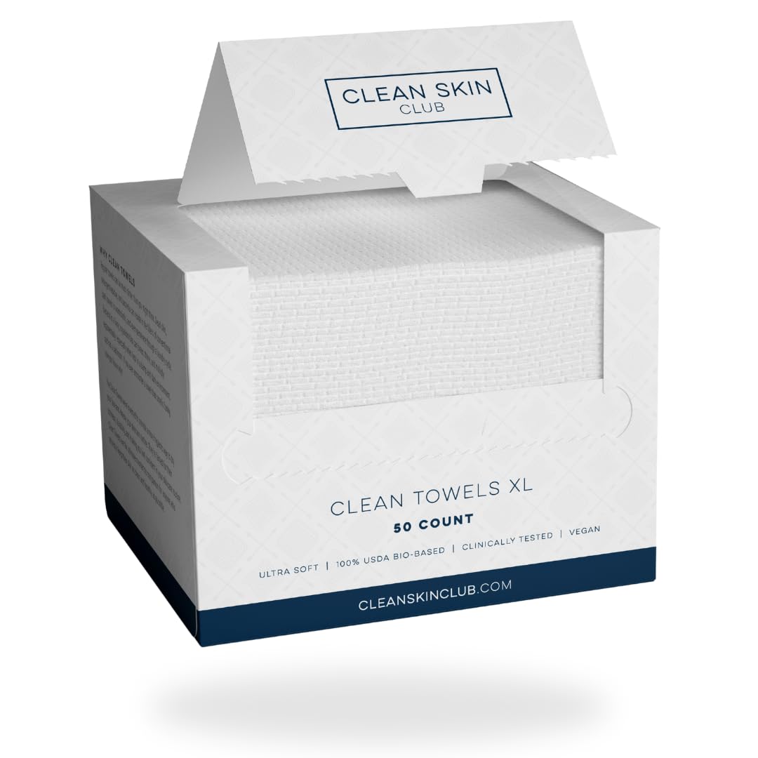 Clean Skin Club Clean Towels XL, Biodegradable Dermatologist Approved CLEAN SKIN CLUBBuy Supplements Australia