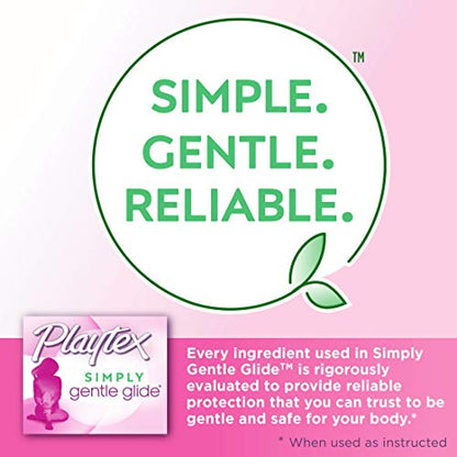 Playtex Simply Gentle Glide Unscented Tampons, Super Absorbency, 36 Count (Pack of 1) PLAYTEXBuy Supplements Australia