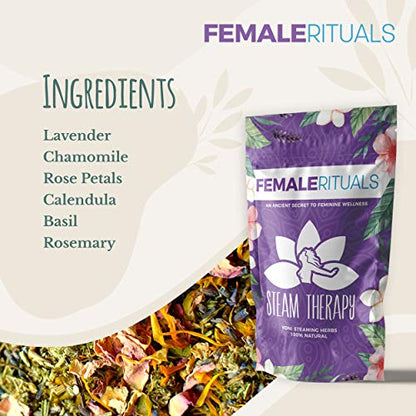 FEMALE RITUALS Yoni Herbs for Steaming (2oz) - Natural Vaginal Steamer to Detox & Cleanse FEMALE RITUALSBuy Supplements Australia