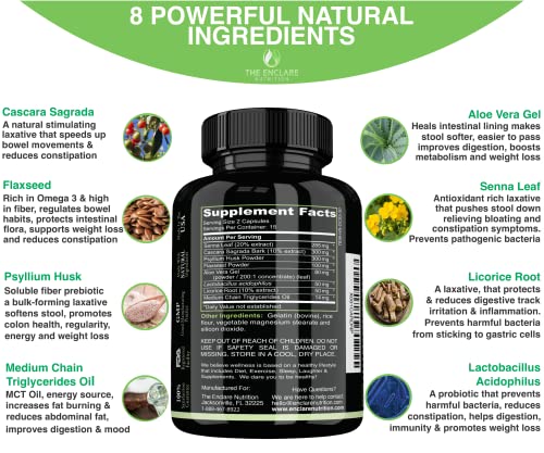 Colon Cleanser Detox. Premium 15 Day Fast-Acting Detox Cleanse Diet Pills, Probiotic THE ENCLARE NUTRITIONBuy Supplements Australia