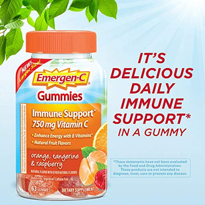 Emergen-C 750mg Vitamin C Gummies for Adults, Immune Support Gummies Emergen-CBuy Supplements Australia