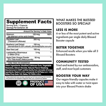 BLESSED Booster De-Bloat & Gut Fix - Daily De-Bloat & Gut Health for Belly Bloat Relief BLESSEDBuy Supplements Australia