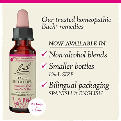Bach Original Flower Remedies, Star of Bethlehem for Grief and Shock (Non-Alcohol Formula) BachBuy Supplements Australia