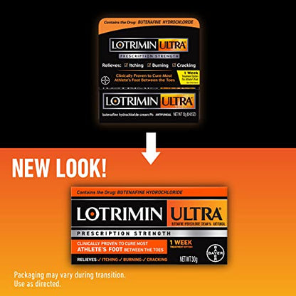 Lotrimin Ultra 1 Week Athlete's Foot Treatment - Antifungal Cream, 30 Gram LotriminBuy Supplements Australia