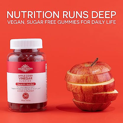 Sacred Roots Sugar-Free, Apple Cider Vinegar Gummies, 60 Gummies – Supports Healthy Sacred RootsBuy Supplements Australia