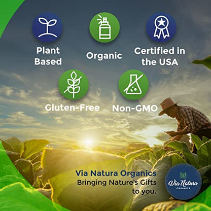 Via Natura Organics Apple Cider Vinegar Capsules 1000mg | Organic Herbal Supplement Via Natura OrganicsBuy Supplements Australia