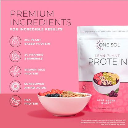 One Sol Protein Powder, Lean & Low Carb, No Bloating, Gluten Free, Lactose-Free One SolBuy Supplements Australia