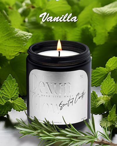 Aromatherapy Candle, Handcrafted with Natural Soy Wax and Essential Oils for Home Scented Dexun GlowBuy Supplements Australia