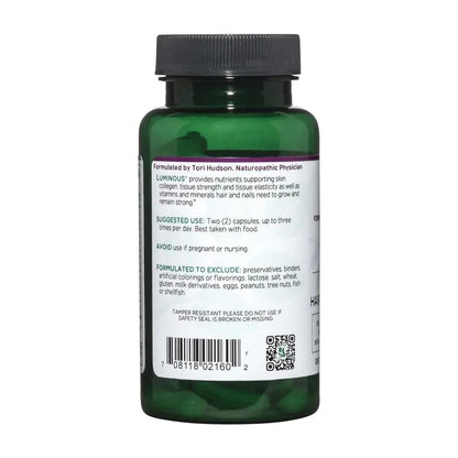 Vitanica, Luminous, Hair, Skin and Nail Support, Vegan, 60 Capsules VitanicaBuy Supplements Australia