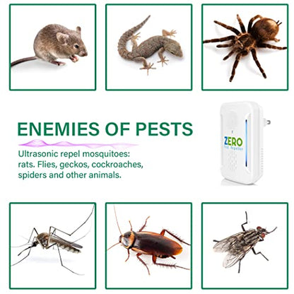 Ultrasonic Pest Repeller, Indoor Ultrasonic Repellent for Roach, Rodent ZEROPESTBuy Supplements Australia