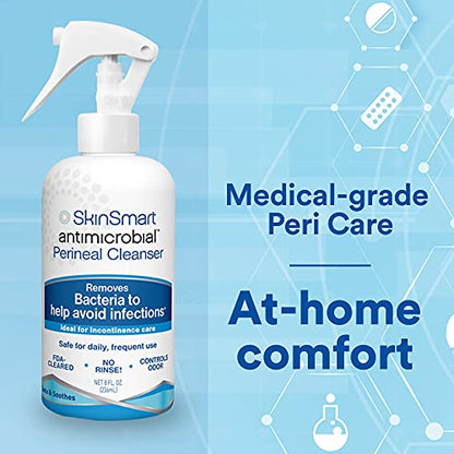 SkinSmart Antimicrobial Perineal Cleanser, Ideal for Incontinence Care SkinSmart AntimicrobialBuy Supplements Australia
