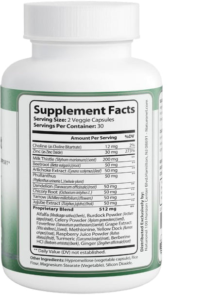 Naturonel Liver Protect – Liver Cleanse Detox & Repair | Liver Detox with Milk Thistle, Beetroot, Artichoke, Dandelion, Chicory, Yarrow, Jujube & Herbal Detox Blend | Made in USA, GMP Certified (1) NaturonelBuy Supplements Australia