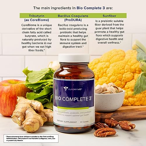 Gundry MD® Bio Complete 3 - Prebiotic, Probiotic, Postbiotic to Support Optimal Gut Health Gundry MDBuy Supplements Australia