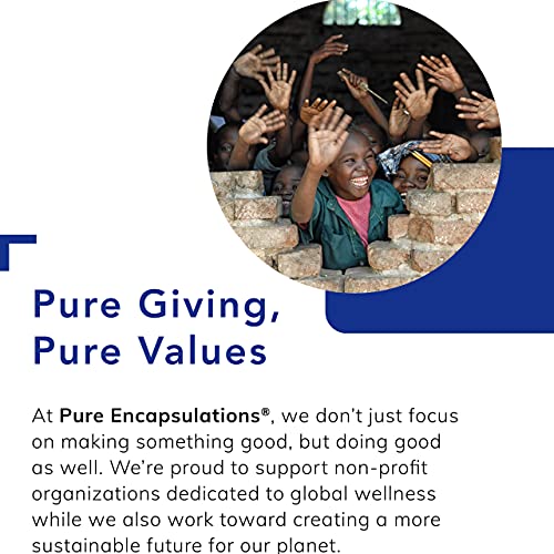 Pure Encapsulations Zinc 30 mg - Highly Absorbable - 60 Capsules