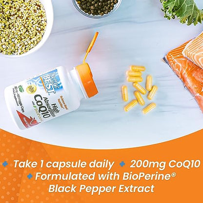 Doctor's Best High Absorption CoQ10 with BioPerine, Non-GMO, Gluten & Soy Free Doctor's BESTBuy Supplements Australia