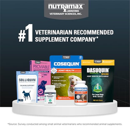 Nutramax Dasuquin for Small to Medium Dogs, Joint Health Supplement, Contains Glucosamine for Dogs, Plus Chondroitin, ASU and More, Supports Healthy Joints, Chewable Tablets, 150 Count Nutramax LaboratoriesBuy Supplements Australia