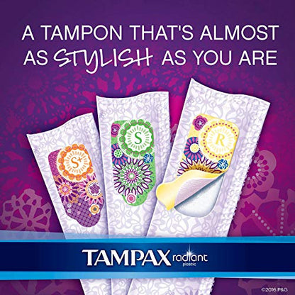 Tampax 29936 Radiant Tampons Regular Super, 84 Count (Pack of 1) TampaxBuy Supplements Australia