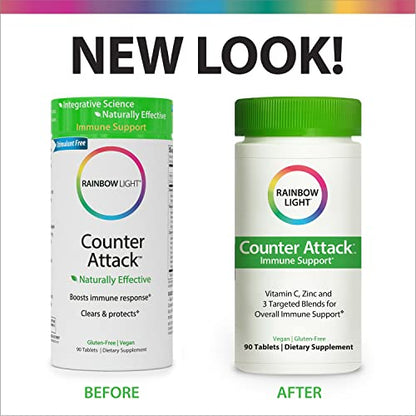 Rainbow Light Counter Attack Immune Support, Dietary Supplement Provides Immune Rainbow LightBuy Supplements Australia