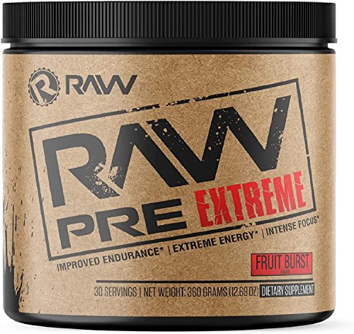 RAW Preworkout Extreme | High Stimulant Preworkout Powder Drink, Extreme Energy