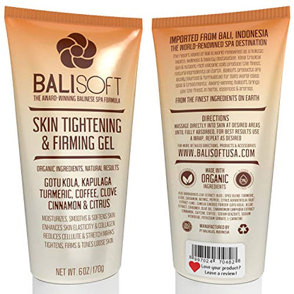 BALISOFT Organic Skin Tightening & Firming Gel. Full Body Slimming, Toning, Anti-Aging BALISOFTBuy Supplements Australia