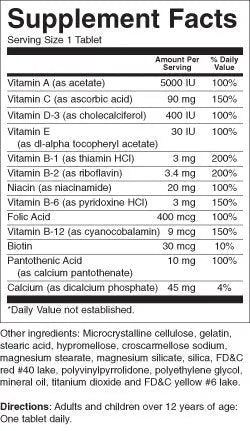 Therems Multiple Vitamin 130 Tabs RUGBY LABORATORIESBuy Supplements Australia