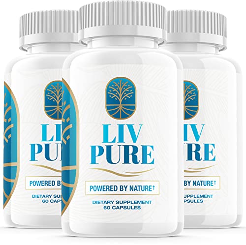Rillvo (3 Pack) Liv Pure Powered by Nature Advanced Formula Liver Live Pure Perification