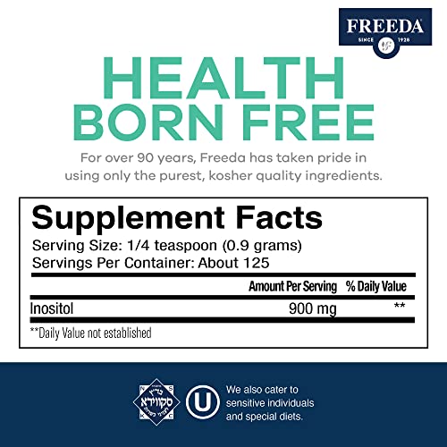 FREEDA Inositol Powder from Myo-Inositol - Hormone Balance for Women - PCOS Supplem FREEDABuy Supplements Australia