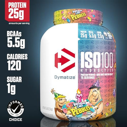 Dymatize ISO100 Hydrolyzed Protein Powder, 100% Whey Isolate Protein, 25g of Protein DymatizeBuy Supplements Australia