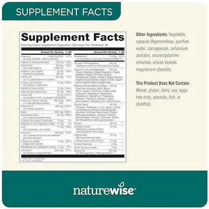 NatureWise Multivitamin for Men + Stress Support + Fulvic Ionic Minerals + Probiotics for Immunity, Male Health NatureWiseBuy Supplements Australia