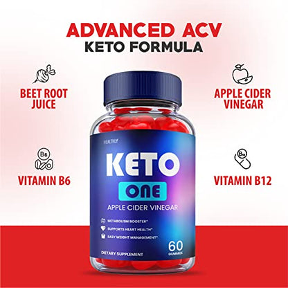 (2 Pack) Keto One Gummies Advanced - Official Formula, Vegan - Keto One Gummies HealthlyBuy Supplements Australia