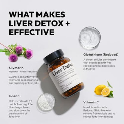 BigVita Liver Detox Vegan Gluten Free Liver Health Supplement Cleanse Detox & Repair BigVitaBuy Supplements Australia