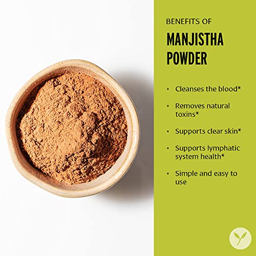 Banyan Botanicals Manjistha Powder, Spice Jar - USDA Organic - Rubia cordifolia - Cleanses Banyan BotanicalsBuy Supplements Australia