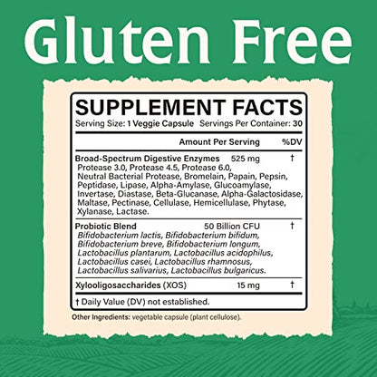 Elixeed Digestive Enzymes Plus Probiotics & Prebiotics, 22 Digestive Enzymes with Amylase ElixeedBuy Supplements Australia