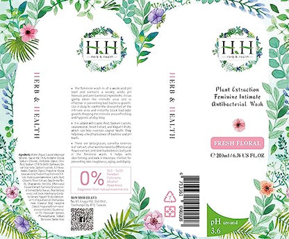 Feminine Wash+Panties Stain Remover Detergent - Natural Essential Oil Scent Vaginal Wash Women HH Herb & HealthBuy Supplements Australia