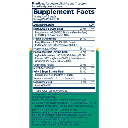 Renew Life Digestive Duo Probiotic + Enzymes; Probiotic Promotes Digestive Health Renew LifeBuy Supplements Australia