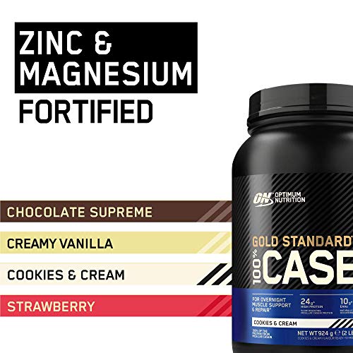 Optimum Nutrition Gold Standard 100% Casein Slow Digesting Protein Powder with Zinc Optimum NutritionBuy Supplements Australia
