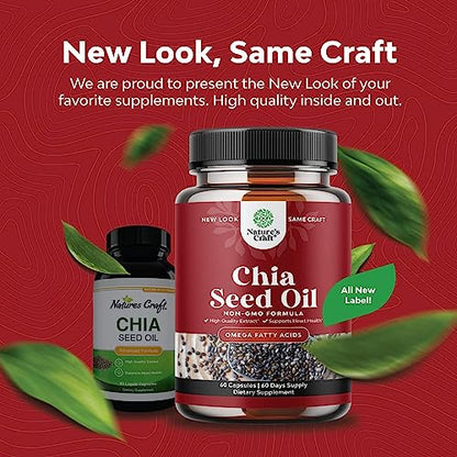 Potent Chia Seed Extract Pills for Men and Women Natural Supplement for Weight Loss Natures CraftBuy Supplements Australia