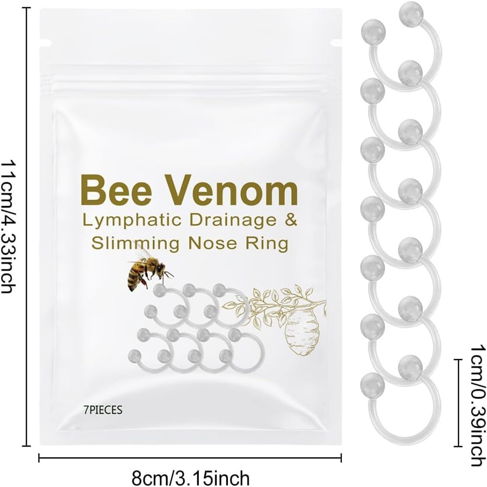 Bee Venom Lymphatic Drainage Nose Ring, Bee Venom Slimming Nose Ring, Bee Venom Lymphatic Drainage GenericBuy Supplements Australia